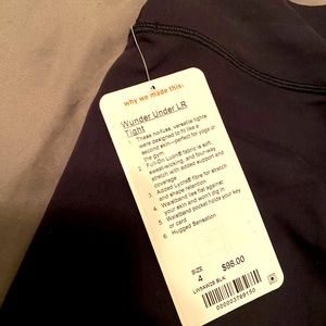 Lululemon Wunderunder LR black